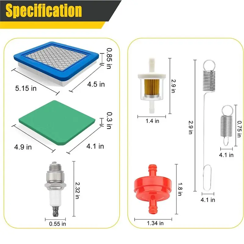 Замена воздушного фильтра BOFO для Briggs And Stratton 399959-491588S-SET, Troy-Bilt TB110, TB230, TB210, 725Ex (art.: 3920d87bbe97e) - 3920d87bbe97e