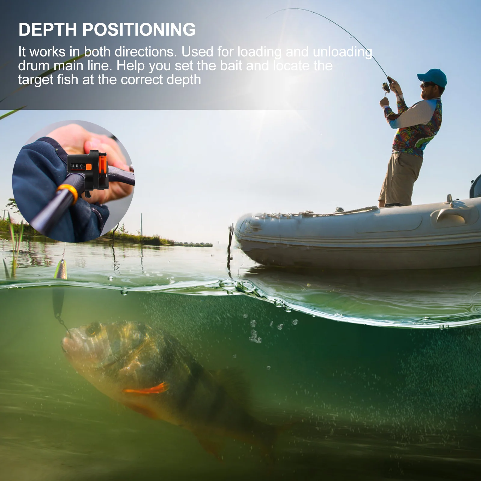 Портативный датчик длины рыбной проволоки намотчик лески измерительный скалер