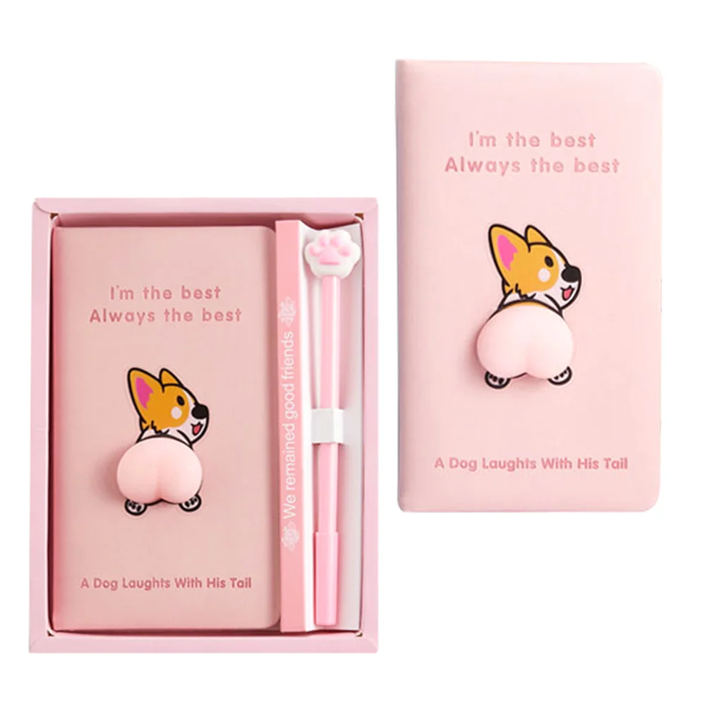 

Notepad Cartoon Notebook Notebooks Kids Journalgifts Student Girls Office Cute Kawaii Decorative Writing A6 Corgi Fidget