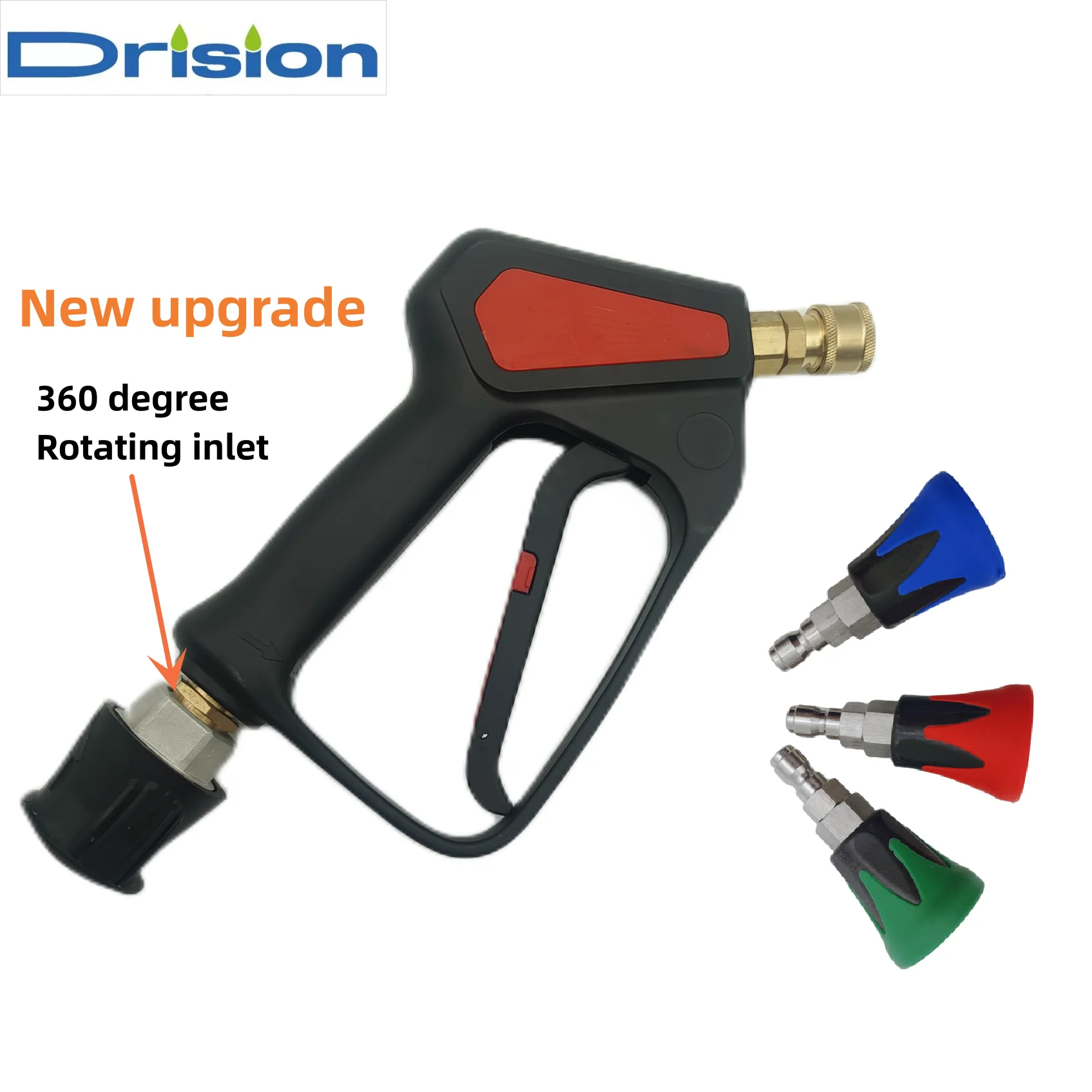 Swivel Inlet 4000 PSI High Pressure Washer Gun Connect 1/4
