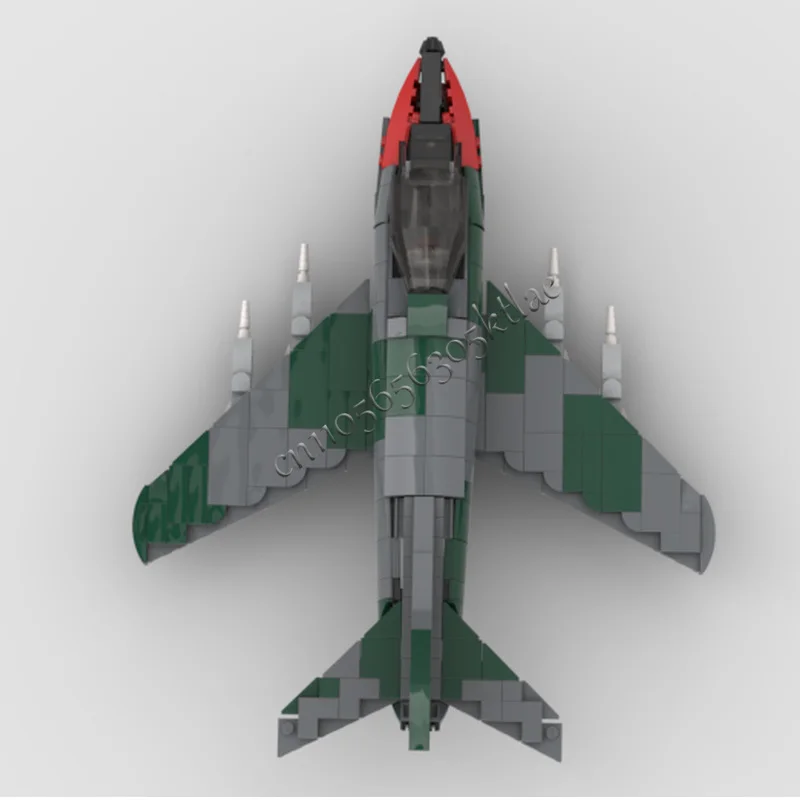 Фото Новые детали 567 MOC G 91, модель реактивного истребителя с одним двигателем, собранная своими руками, образовательная креативная для детей, игрушки, праздничные подарки-сюрпризы №4