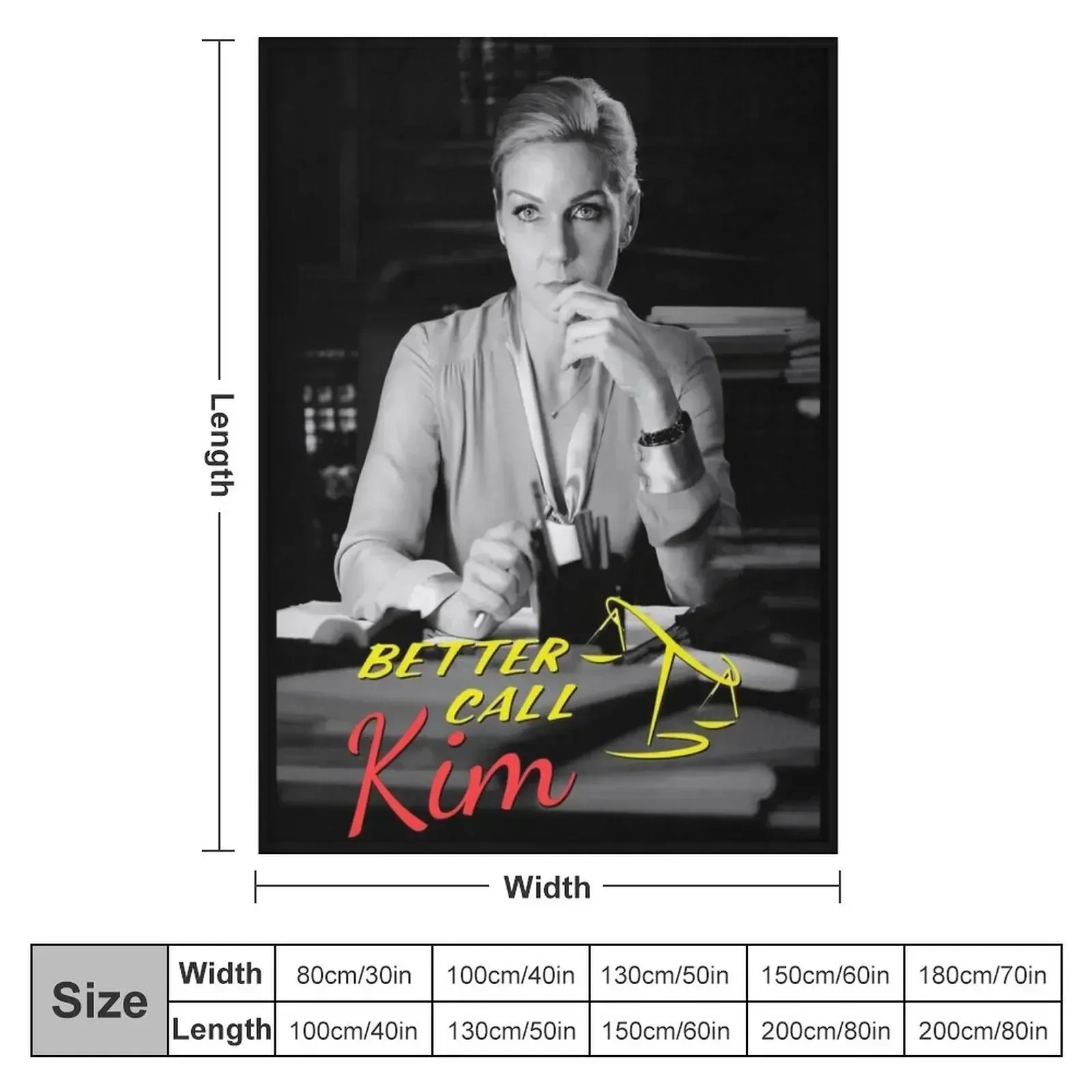 Фото Ким Векслер - Better Call Kim Плед для дивана, мягкий большой плед для косплея, аниме, кемпинга, фланелевый плед №2