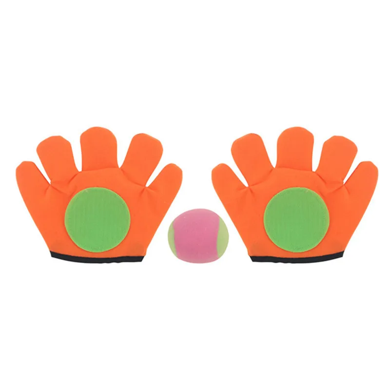 

Small/large Gloves Sticky Ball Children Sucker Racket Gloves Sticky Ball Throw Ball Exercise Training Outdoor Toys