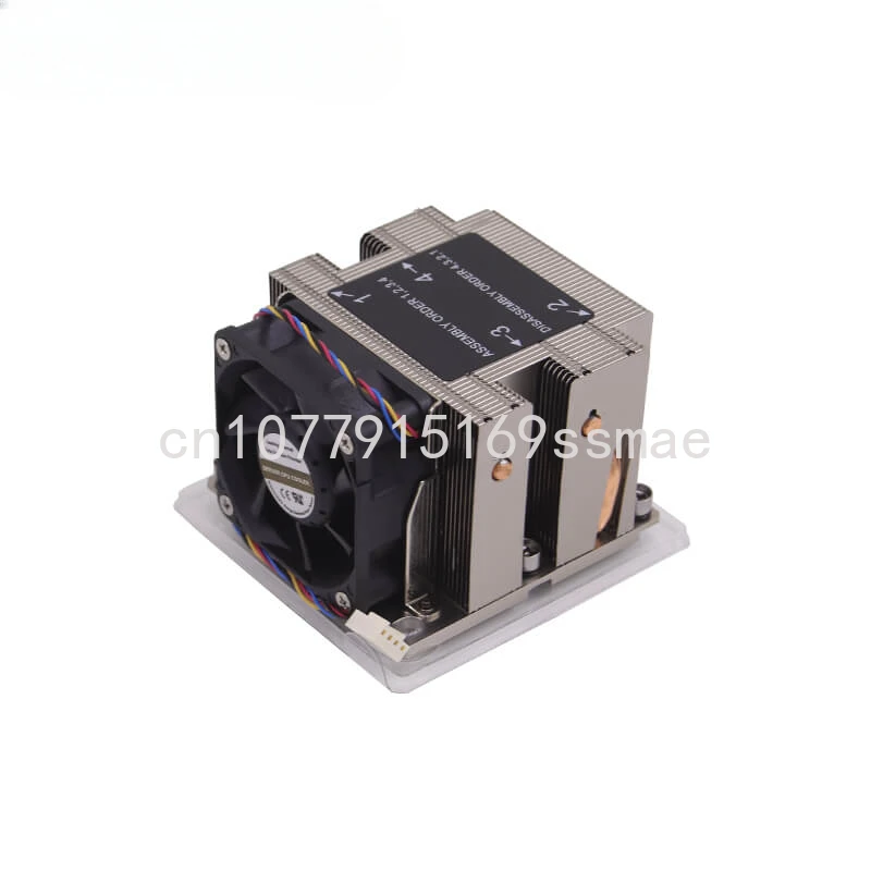 Высокопроизводительный радиатор LGA3647 квадратное гнездо Active CPU Cooler для 2U сервера и