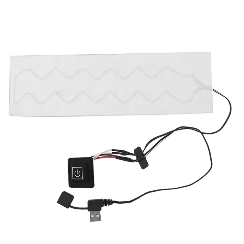 

Зимний шарф с подогревом через USB, мужская и женская шаль, нагревательная подушка, USB нагреватель для одежды с 3 регулируемыми режимами