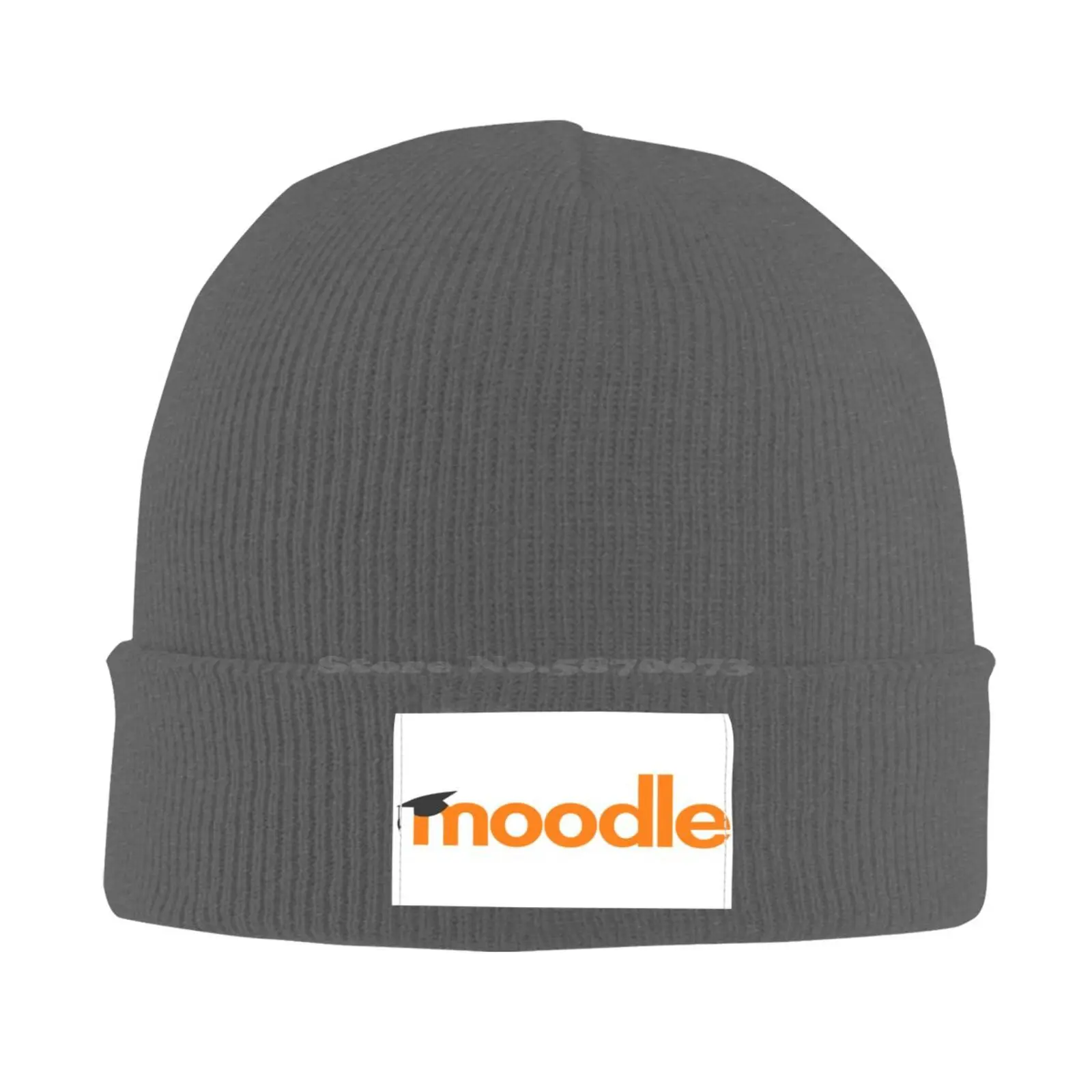 Высококачественная вязаная кепка с логотипом Moodle Джинсовая Бейсболка