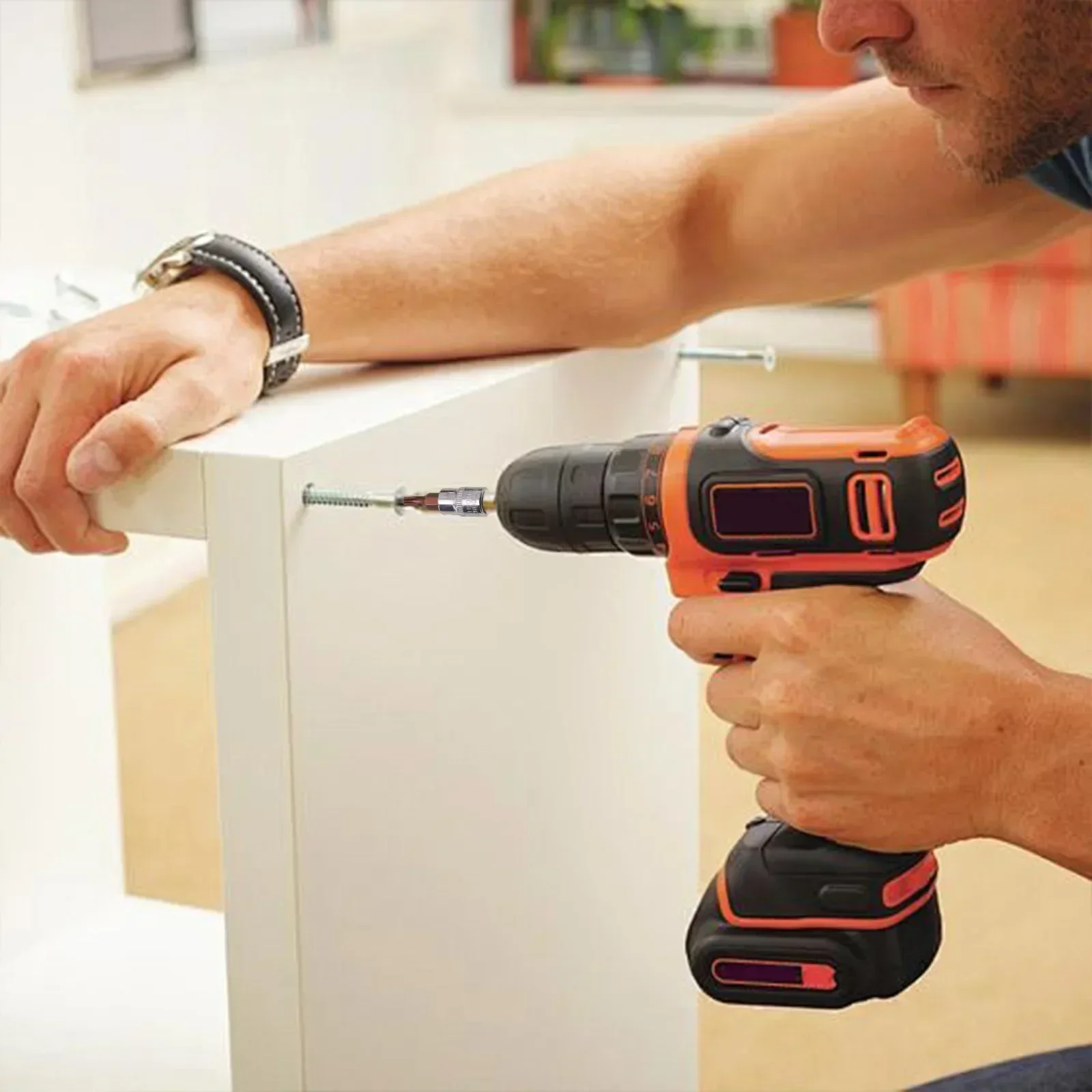 5 sztuk śrubokrętów Torx 1/4 cala z łbem walcowym Narzędzia T15 T20 T25 T30 T40 Adapter nasadowy klucza ręczne