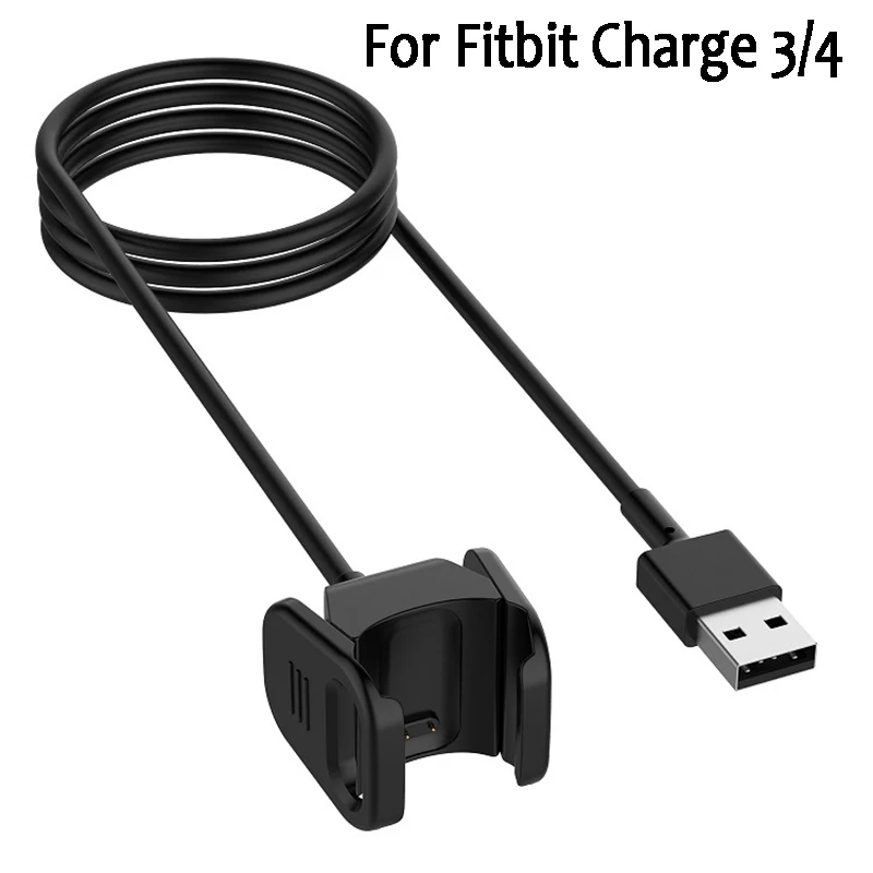 

Quick USB Charging Cable for Fitbit Charge 4 Band Port Line Dock USB Charger for Fitbit Charge 3 fit bit Charge3 Charge4 Adapter