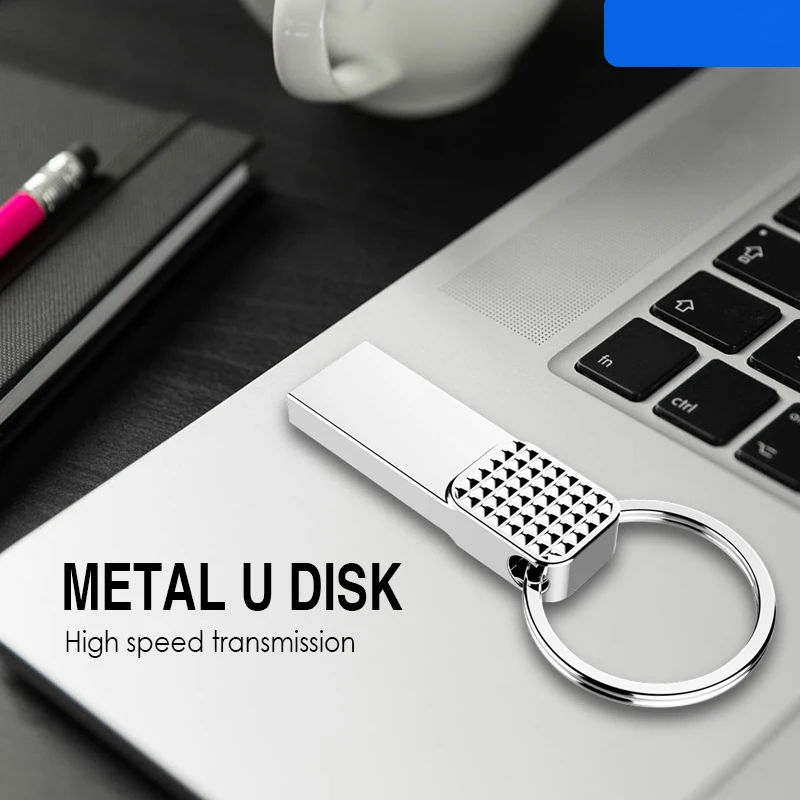 

USB флеш-накопитель 2,0, высокоскоростной флеш-накопитель 128 ГБ, 64 ГБ, 32 ГБ, USB флеш-накопитель, металлический накопитель для компьютера