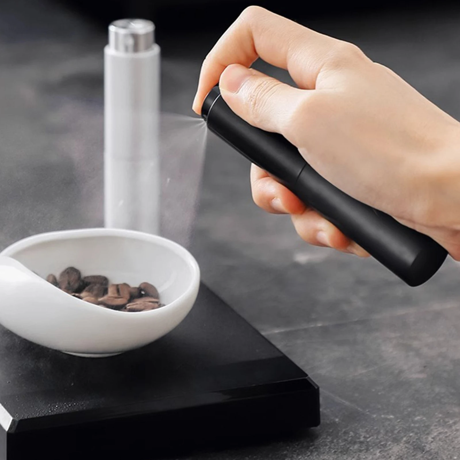 butelka z rozpylaczem ziaren kawy ziarna czysty przenośny nawilżacz akcesoria do młynka espresso