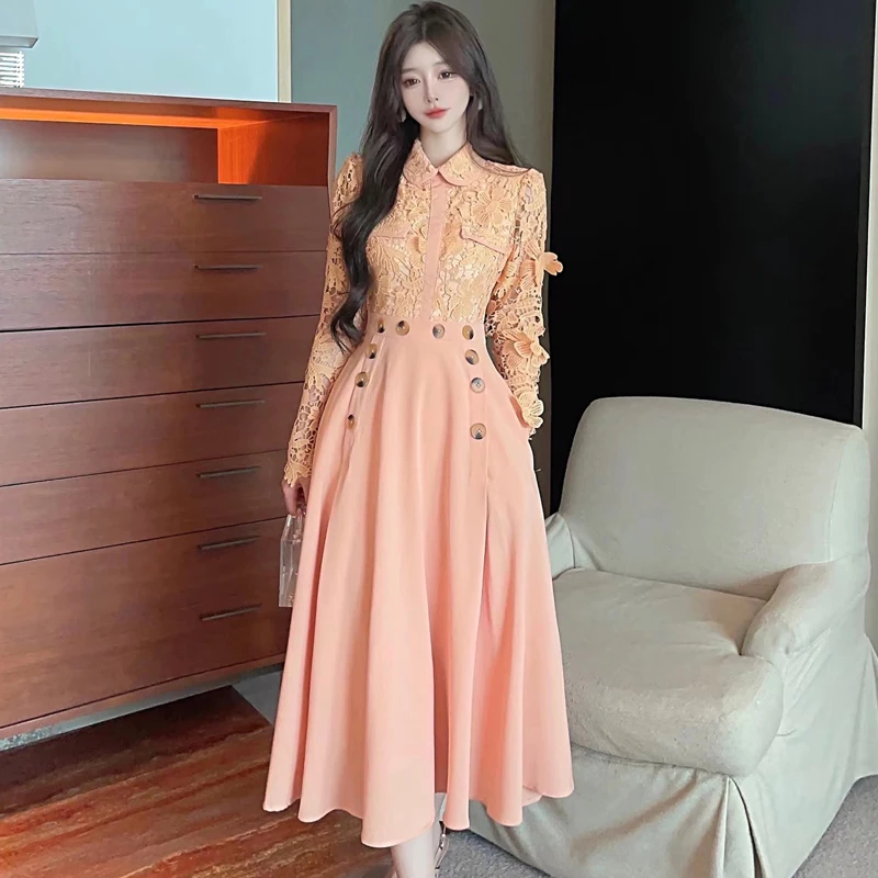 

Женское платье с вышивкой, кружевное вечернее платье с высокой талией, лето 2019