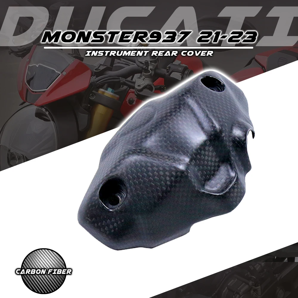 

For Ducati Monster 937 2017 2019 2020 2021 2022 2023 100% 3K Dry Carbon Fiber Motorcycle Dashpanel Cover Fairing