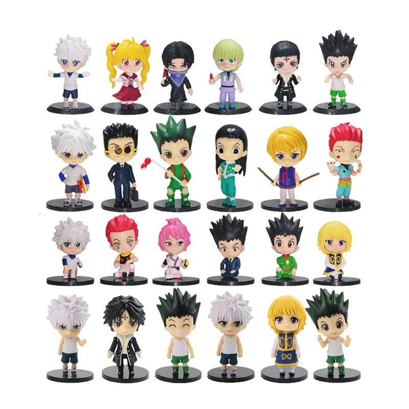 

Аниме Figur Hunter×Hunter Gon Freecss Killua Zoldyck Kurapika Hisoka Chrollo Lucilfer Illumi Alluka экшн-фигурка ПВХ Модель игрушка