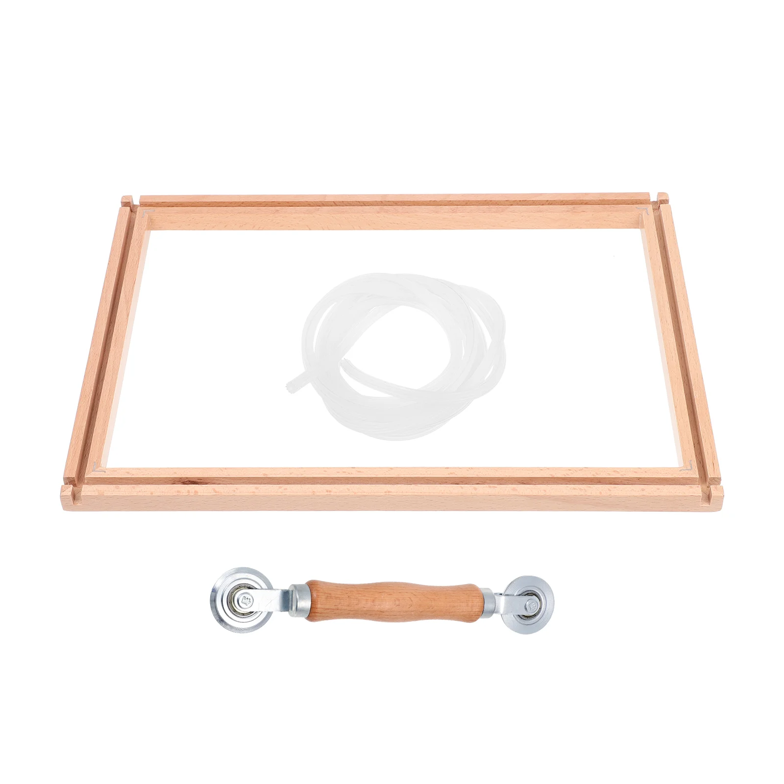 

1 Set of Crochet Embroidery Frame Cross Stitch Stand Wooden DIY Scroll Frame