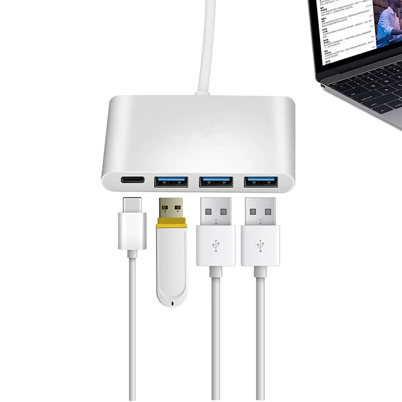 

3.1 USB C HUB Type C to USB 3.0 Splitter Converter For PC Tablet Macbook Windows7810 Mac OS Linux Hab Adapter Laptop Accessories