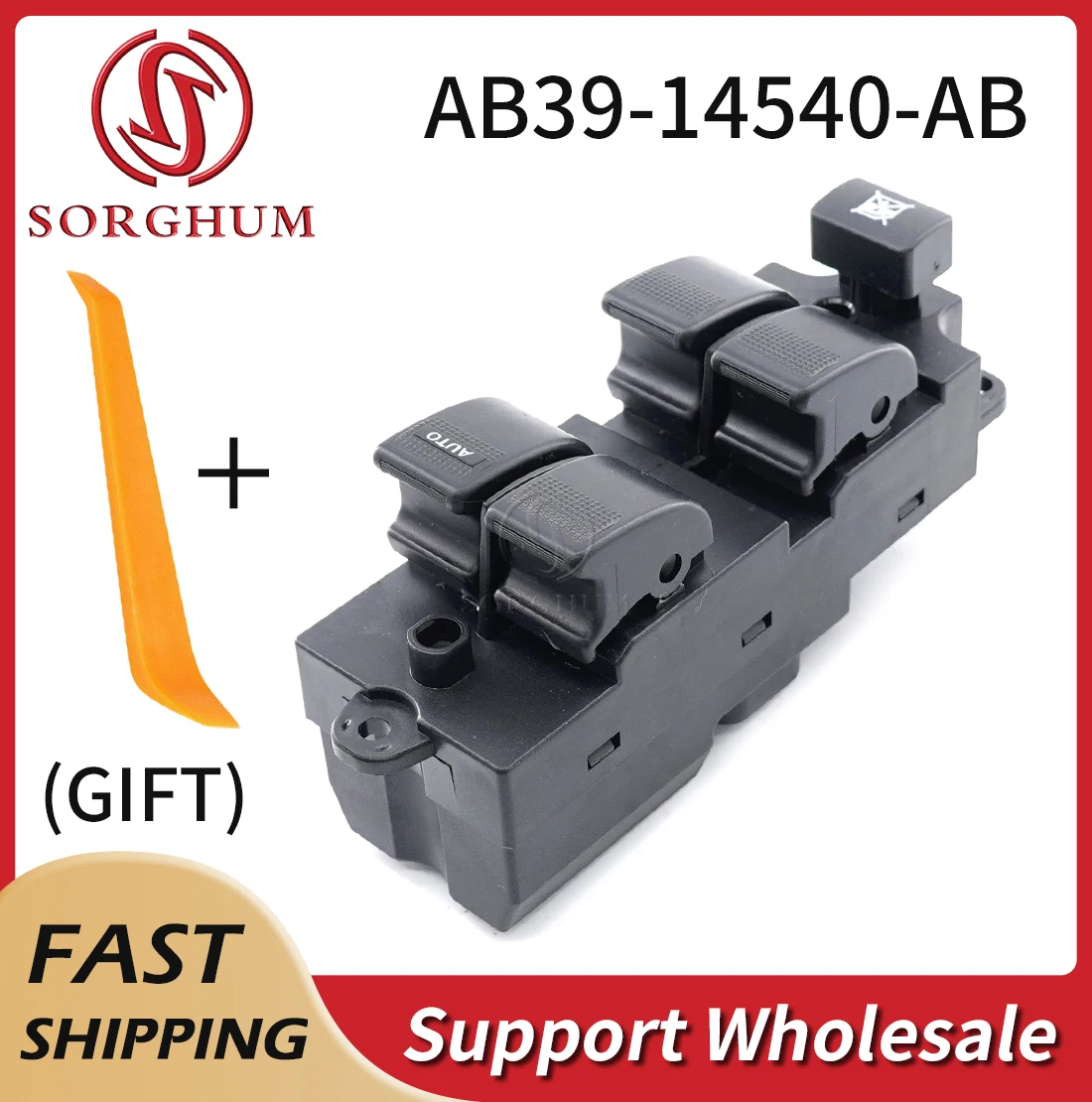 Sorghum AB39-14540-AB Auto RHD Right Side Power Window Switch For Ford Ranger Everest For Mazda BT-50 4 Door 2012 2013 2014 2015