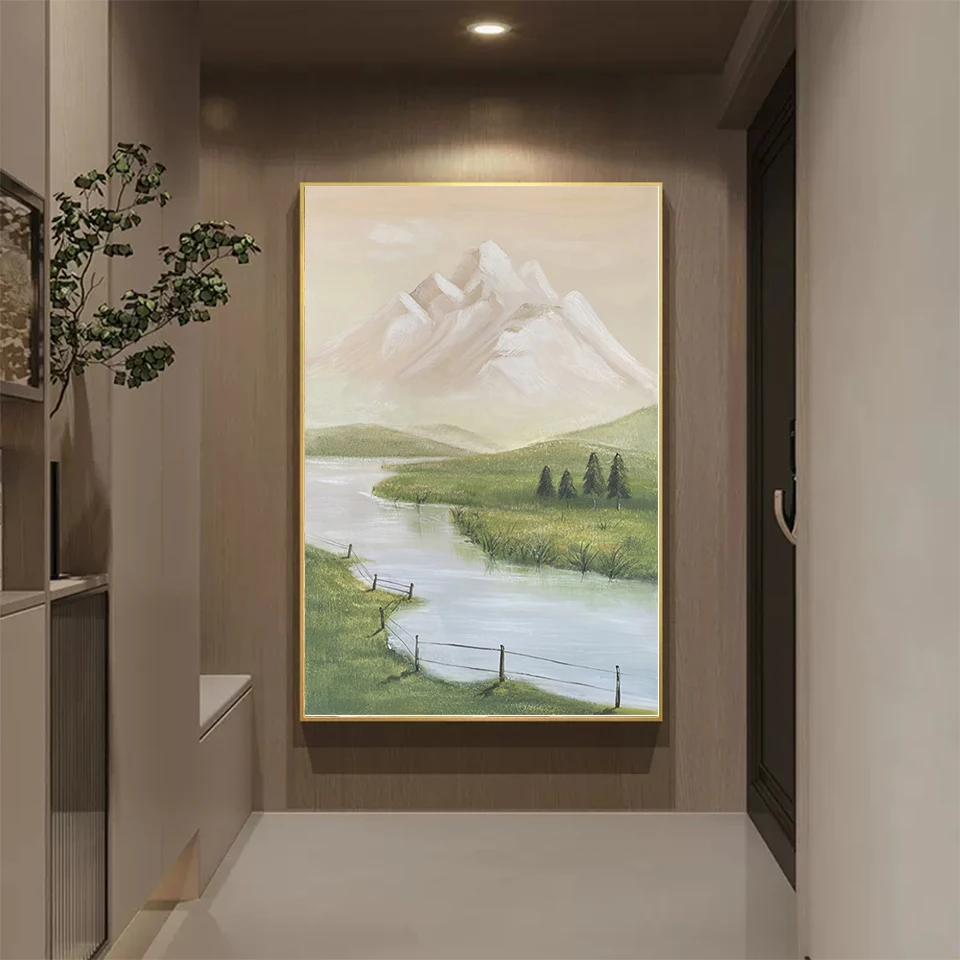 

3D картина маслом Evershine, пейзаж ручной работы, Настенная роспись на холсте ручной работы 100%, настраиваемая картина маслом, натуральный Свадебный декор