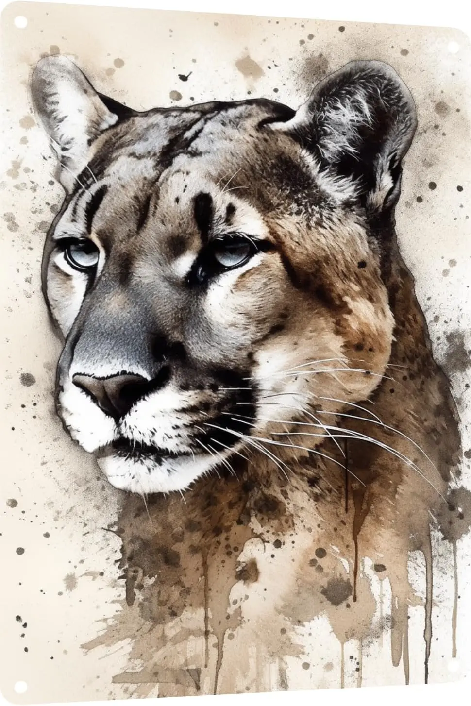 Забавный Broom Metl Sgn Vntge Cougr rt Wll Декор для Frmhoe Mn Cve Home Ktchen Office Wshroom Brs Decortons Плакат 8x12