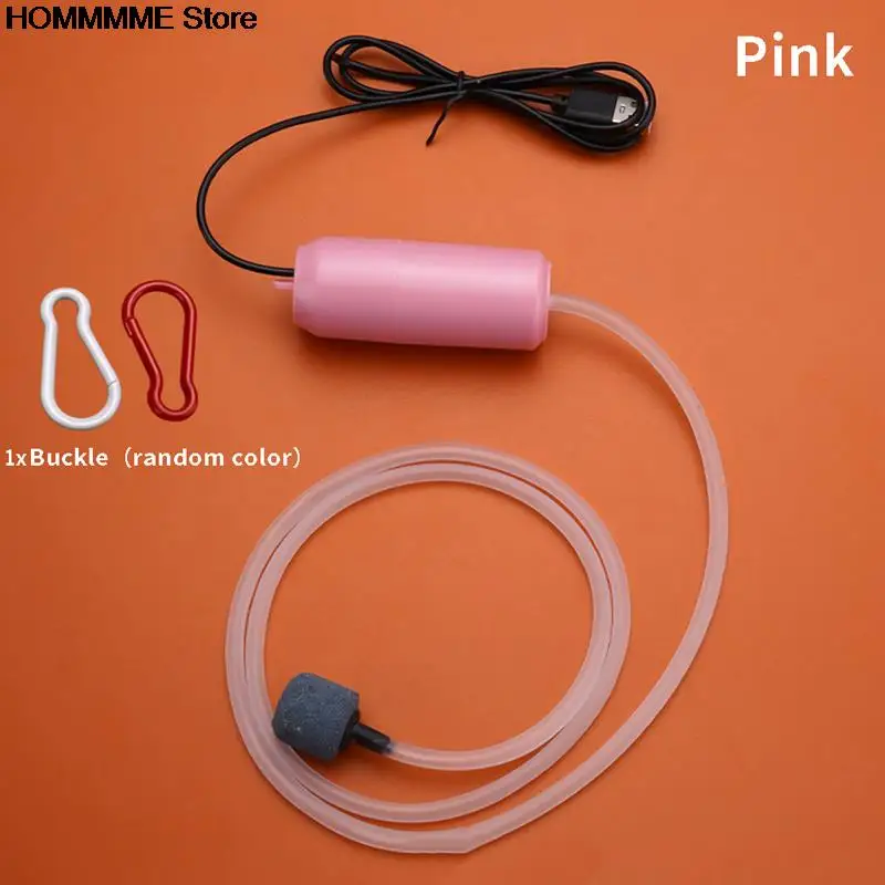 Портативный Кислородный воздушный насос для аквариума USB бесшумный компрессор