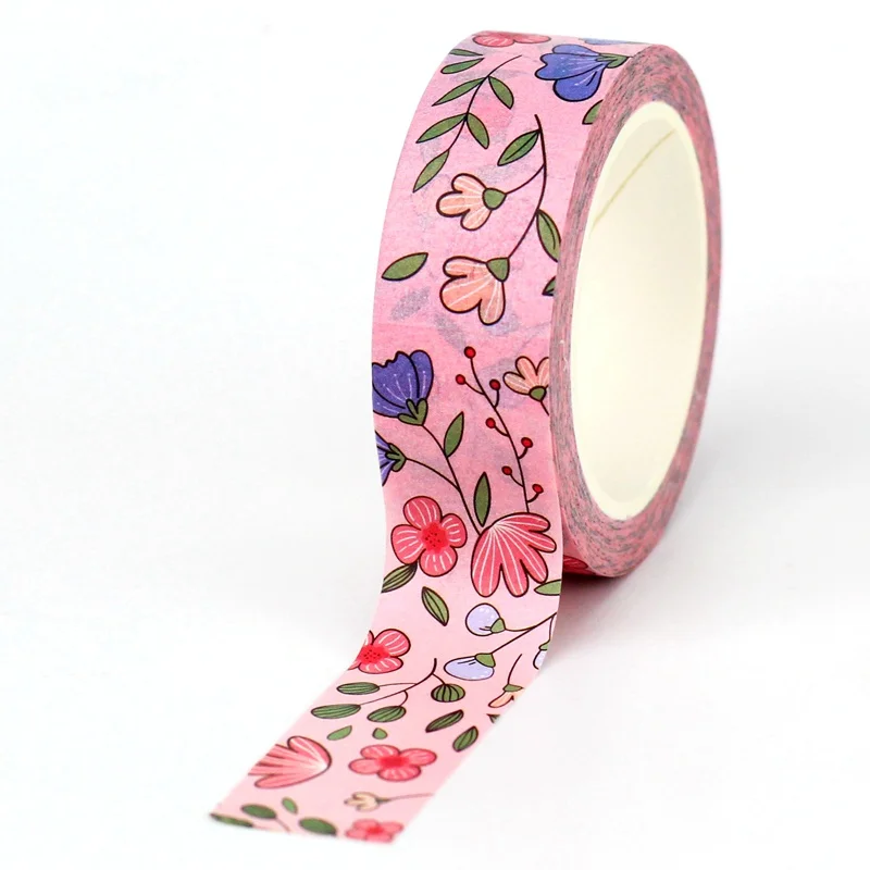 GREATHOPE WASHI TAPE сердечки розовый 10 м