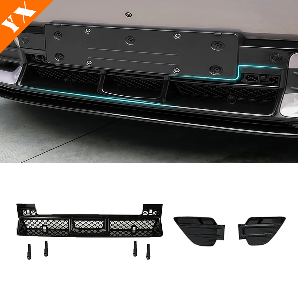 

Для YU7 2025-2026 пыленепроницаемая сетка, декоративная крышка и отделка из нержавеющей стали, передняя решетка автомобиля, сетка от насекомых