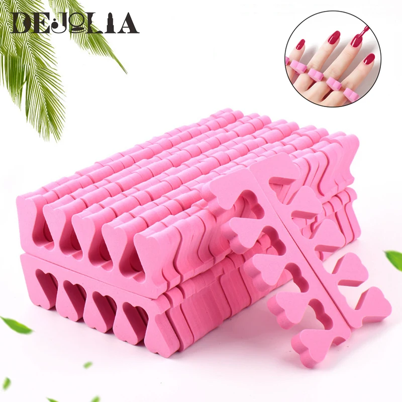 

50pcs/Pack Nail Art Toe Separator Fingers Foots Sponge Separators Soft Gel UV Polish Nail Salon Pedicure Supplies Manicure Tools