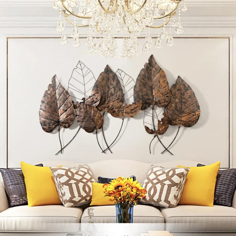 

Creative Antique 3D Iron Leaf Wall Decor Home Decoration