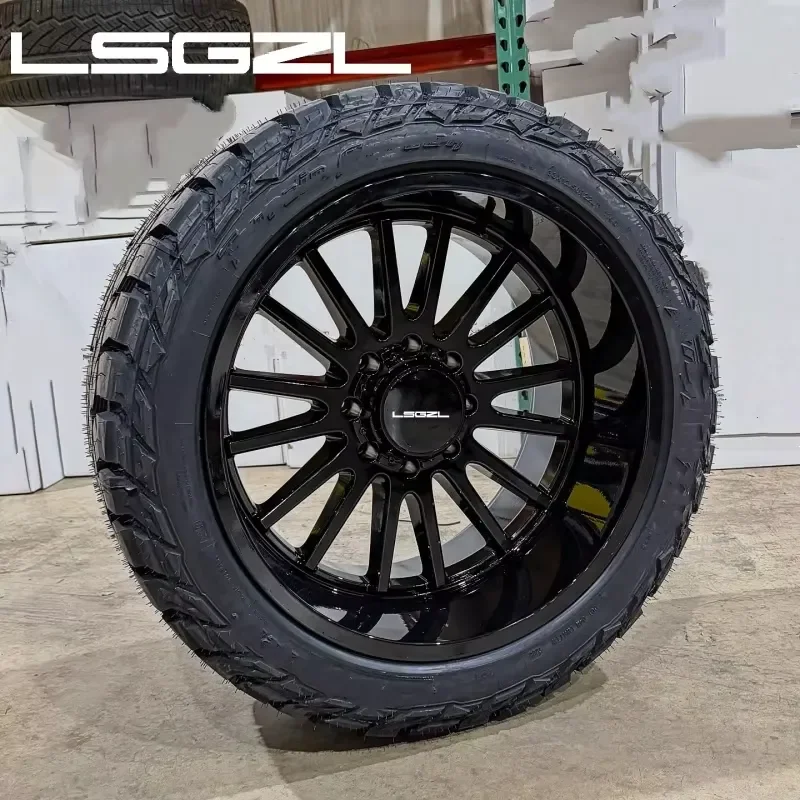 Фото Кованые колесные диски Super Single для грузовиков и пикапов 20x10, 22x12, 24x12, 26x16, 26x12, 22x14, 24x12, 24x14, 26x14, 8x170, 8x180, 8x6.5, 6x5.5 №3
