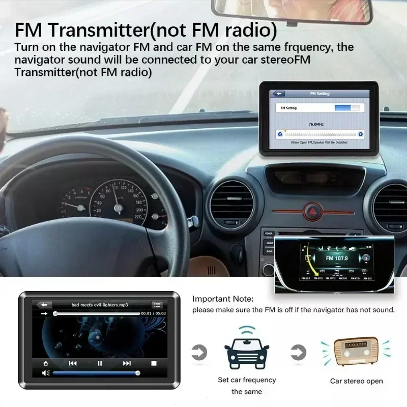 Автомобильная GPS-навигация Bayerley для автомобилей и грузовиков MP3 MP4 X20-1 9 дюймов 8G +
