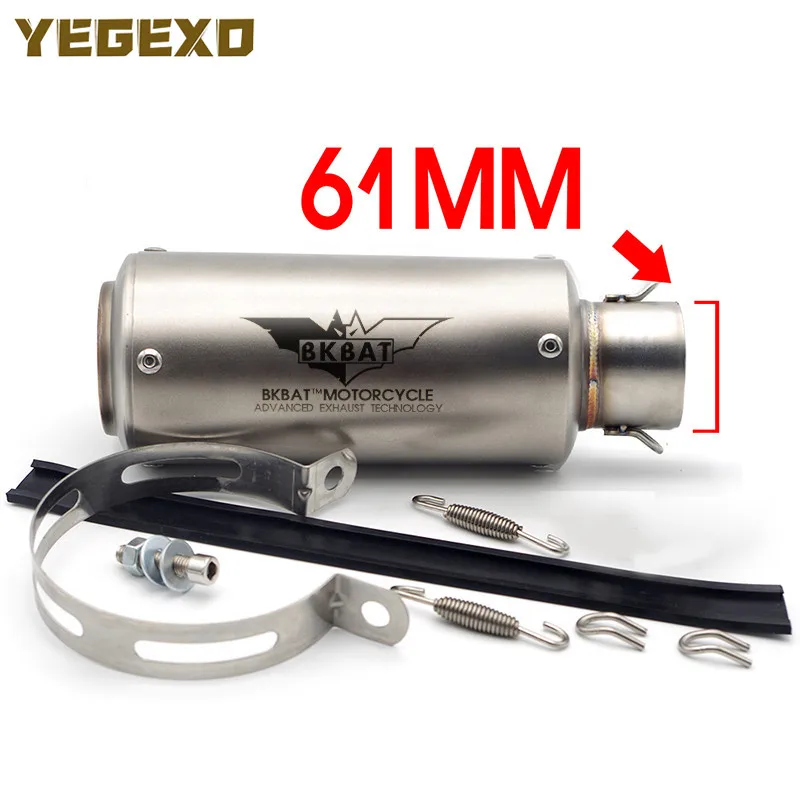 

Выхлоп мотоцикла Escape 51 мм 61 мм из нержавеющей стали для kawasaki versys 1000 ninja 250r z1000 2007 z750 z900 zx6r 2006