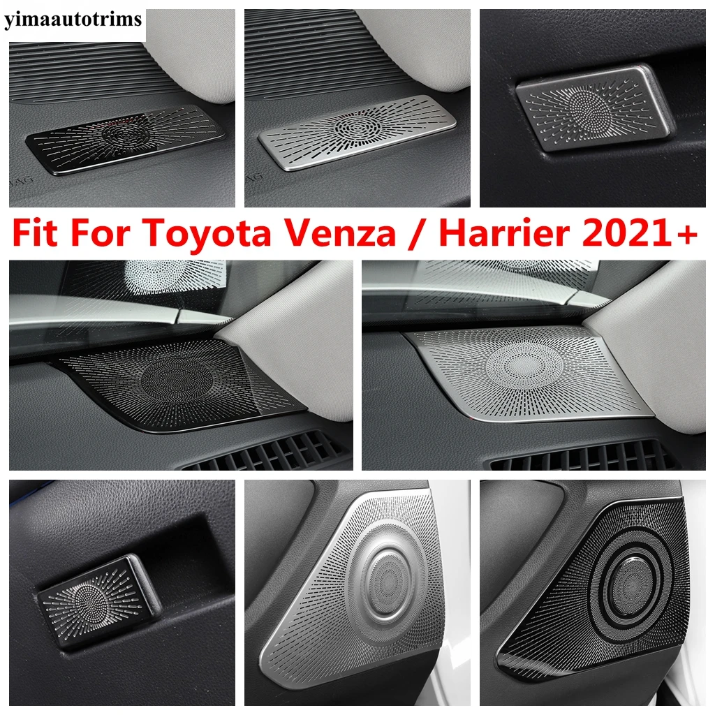 

Car Dashboard Side AC Air Vent Speaker Door Loudspeaker Glove Box Cover Trim For Toyota Venza / Harrier 2021 - 2023 Accessories