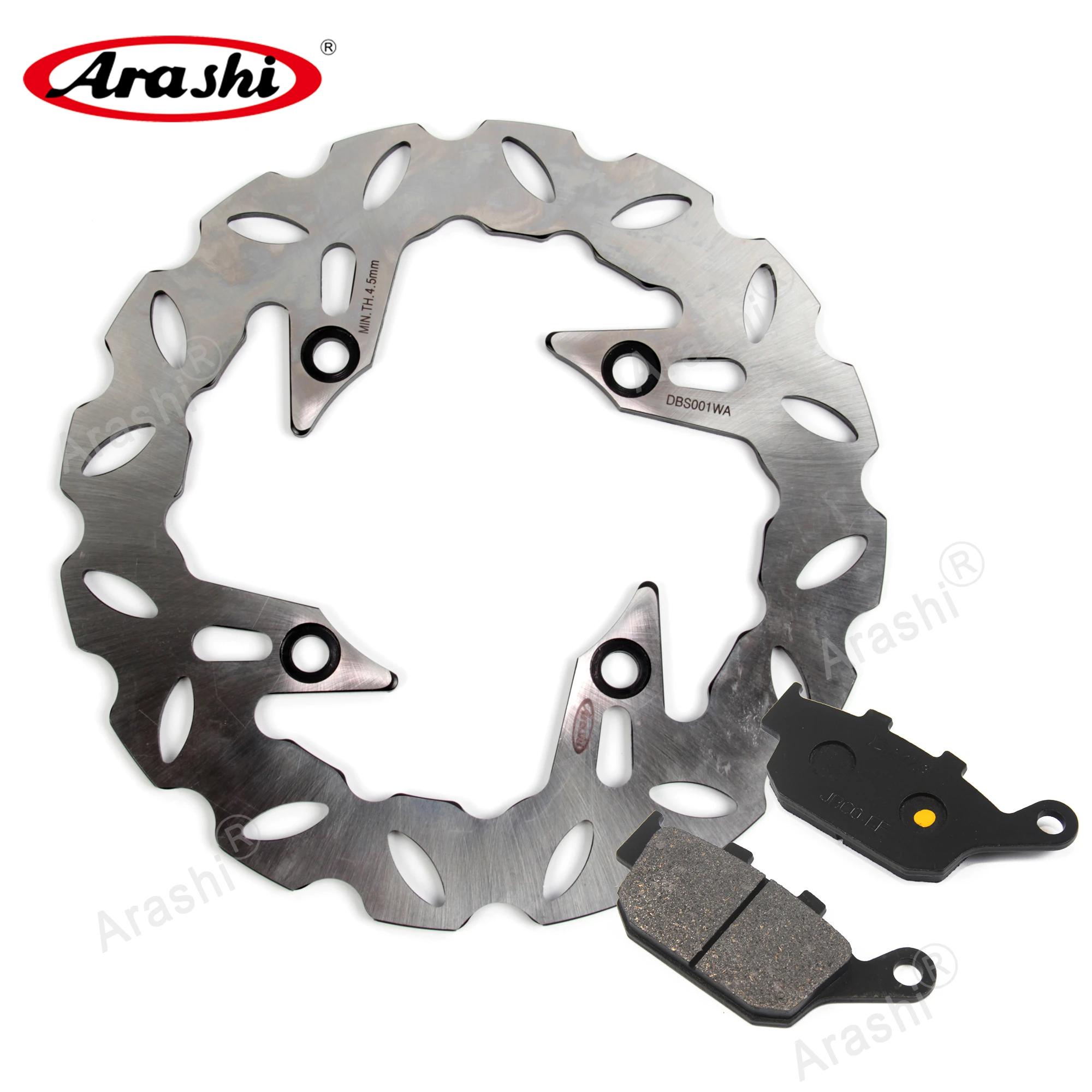 

Motorcycle CNC Rear Brake Discs Rotors & Brake Pads For HONDA XRV AFRICA TWIN 650 1988-1989 88-89 Top Quality