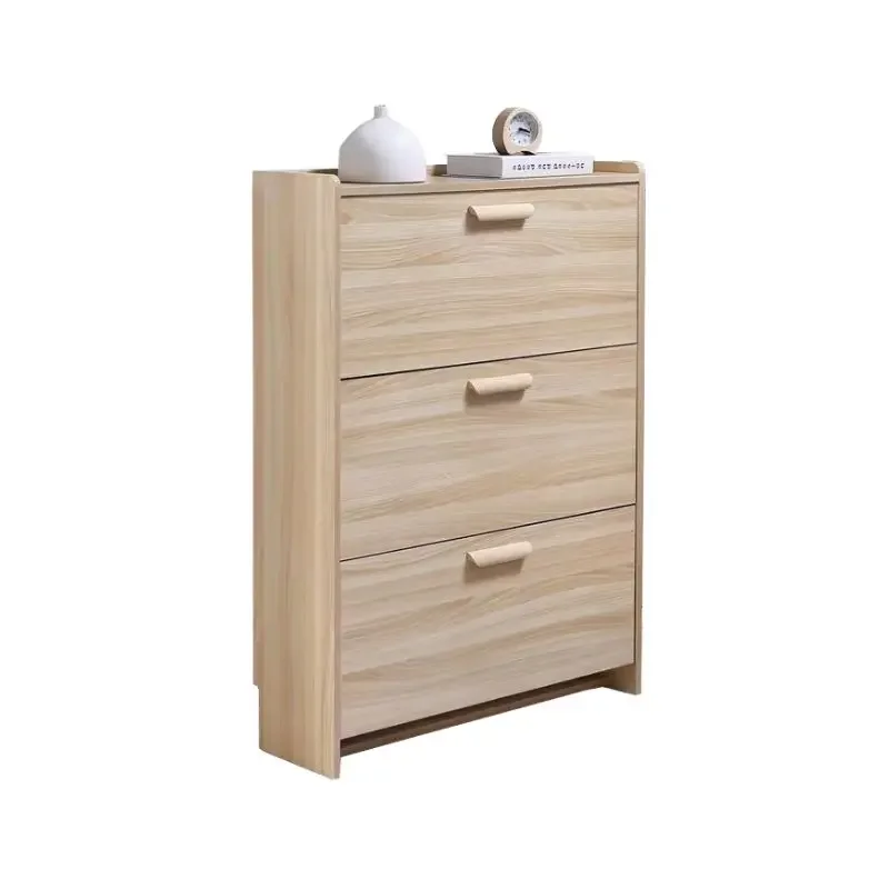 Деревянная Пылезащитная стойка для обуви узкие перегородки многоуровневые