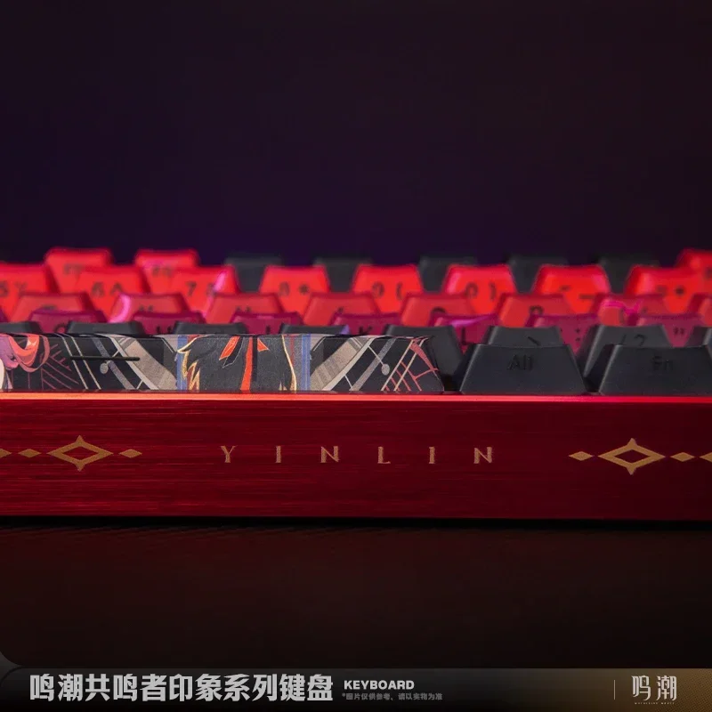 Игровая клавиатура Wuthering волны Yinlin беспроводная механическая с тремя режимами 89