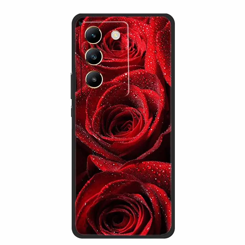 Чехол для телефона Vivo V30 SE 5G V30SE черный силиконовый мягкий чехол Y100 4G 6 67 &quotCoque