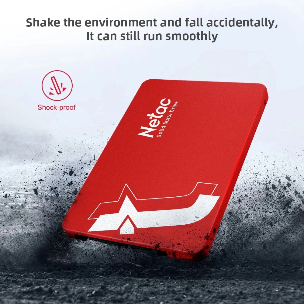 Жесткий диск Netac SSD 1 ТБ 240 ГБ 128 256 512 2 HDD SATA3 Внутренний твердотельный жесткий для