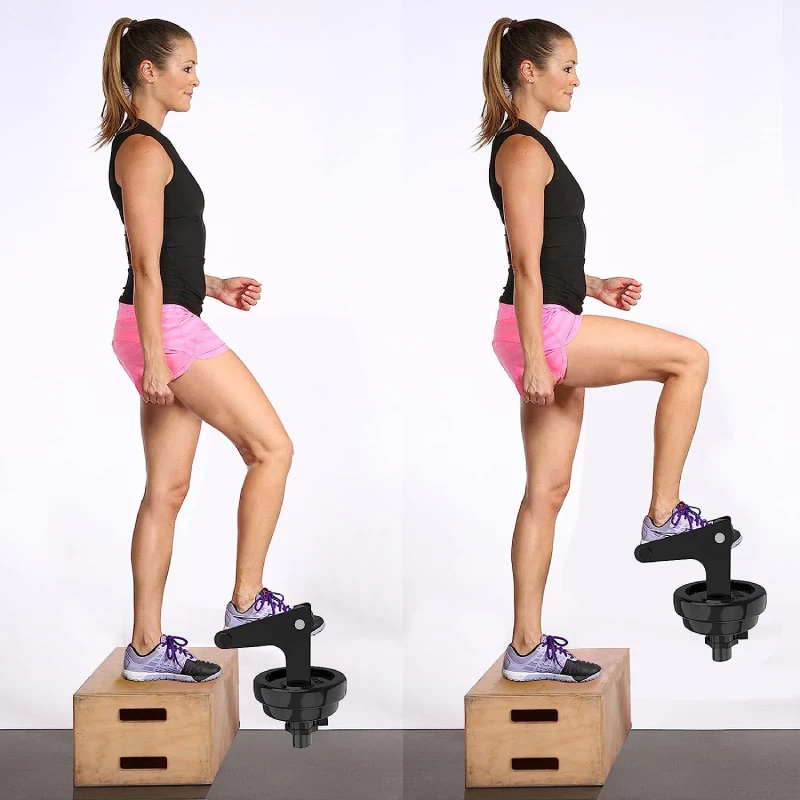 Фото Tib Bar, тренажер Tibialis для одной ступни, тренажер Tibialis для поднятия икры, укрепляющий икры/голеностопки и щиколотку, подходит для веса 2 дюйма №3