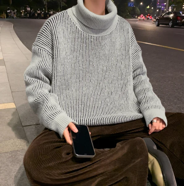 

Men's sweater is handsome, close fitting, beautiful, fashionable, and versatile in spring and autumn _jes2813