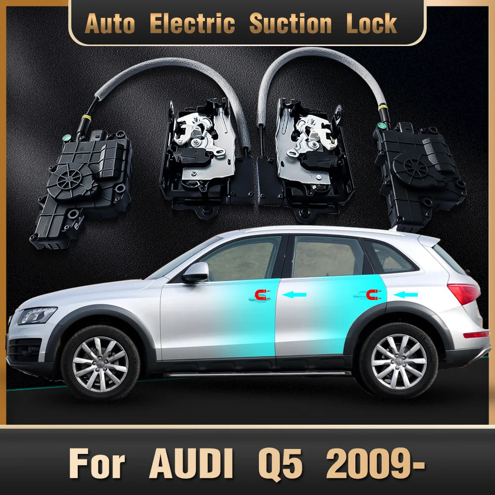 

Sinairyu Smart Auto Electric Suction Door Lock for Audi Q5 2009- Automatic Soft Close Door Super Silence Car Vehicle Door