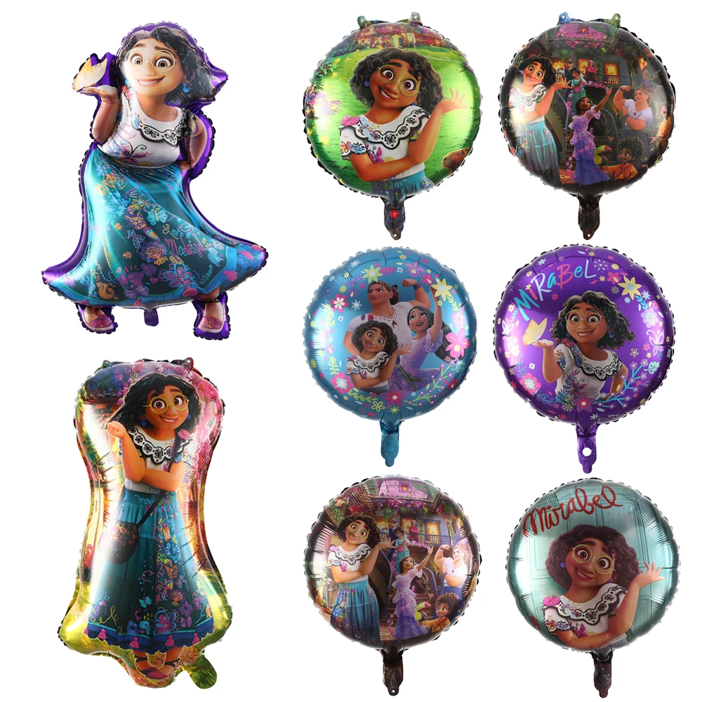 

Disney Encanto Theme Balloons Mirabel Isabella Foil Balloon Children's Birthday Party Decoration Baby Shower Supplies Kids Toys