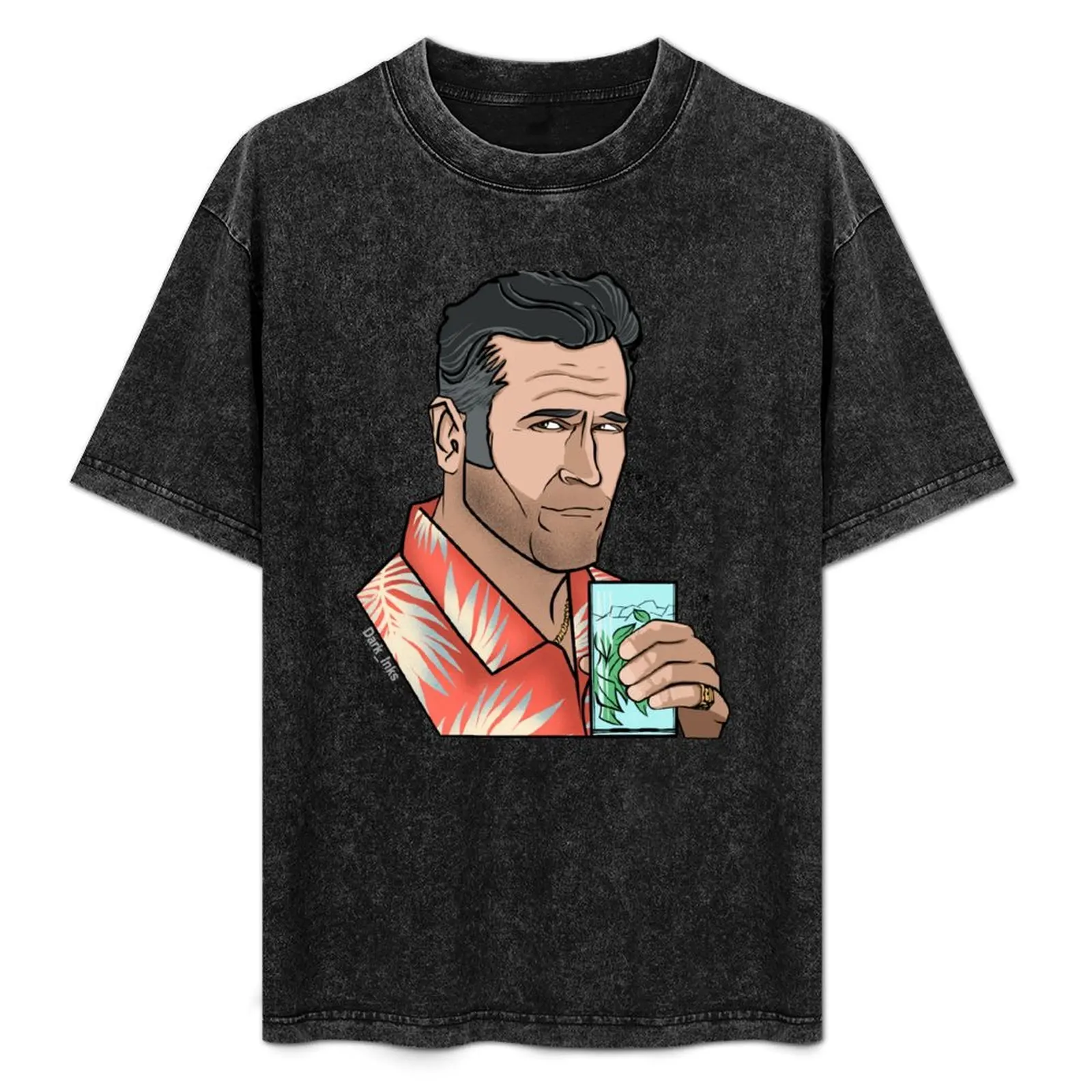 Футболка Sam Axe-burn Notice с короткими рукавами роскошная мужская футболка в стиле