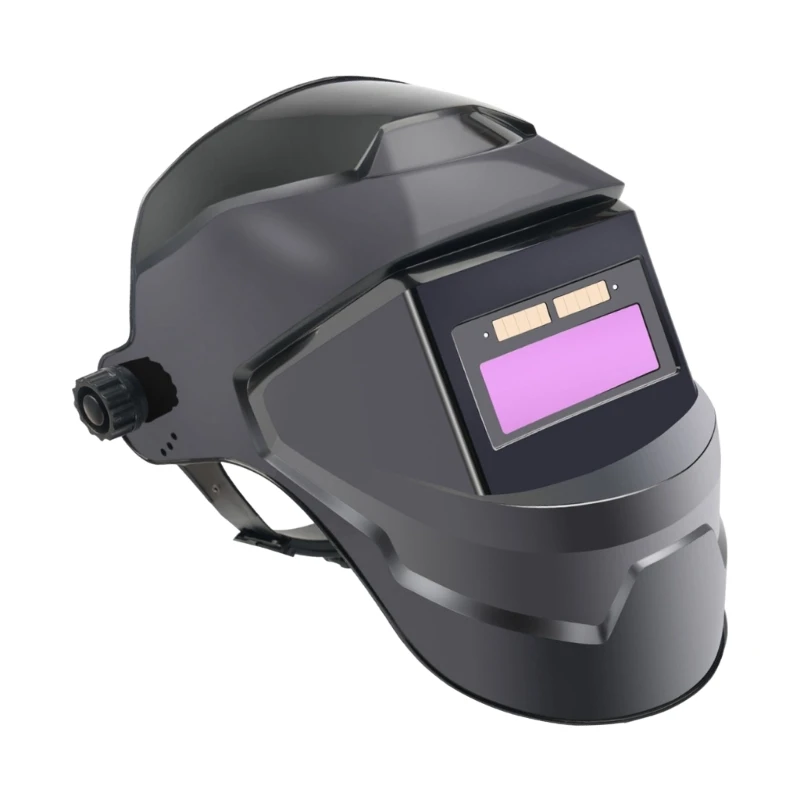 Новинка 2025 года затемняющие сварочные шлемы на солнечной энергии широкий