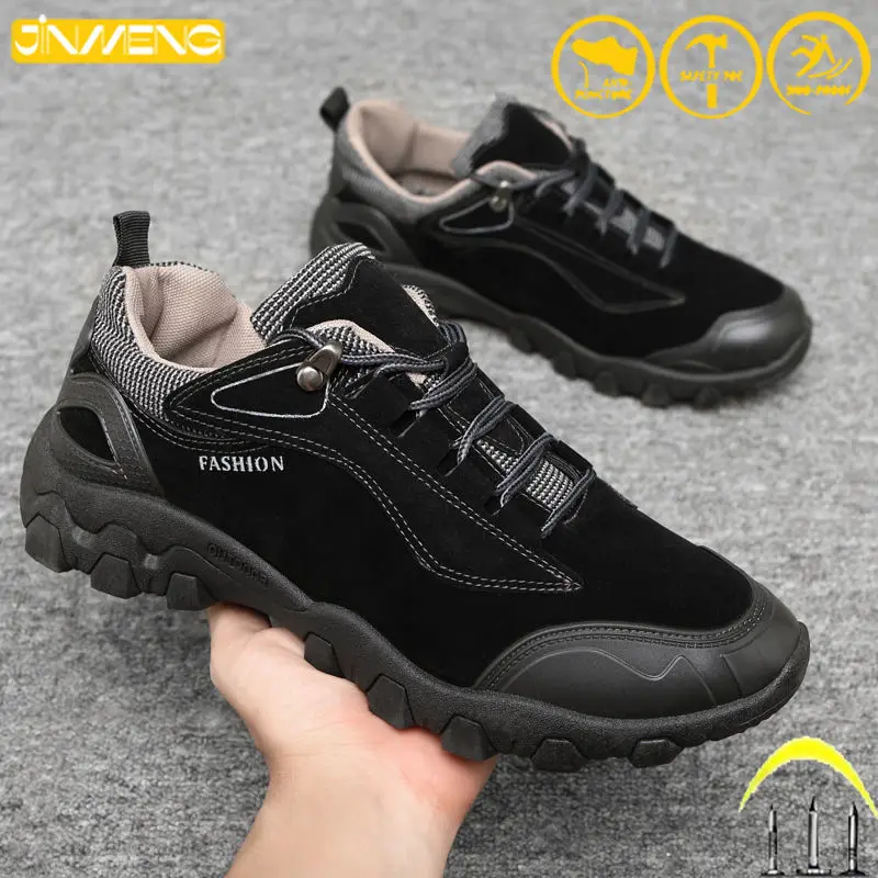 

Men's Sports Work Safety Shoes Women's Indestructible Anti-puncture Anti-fall Outdoor Running