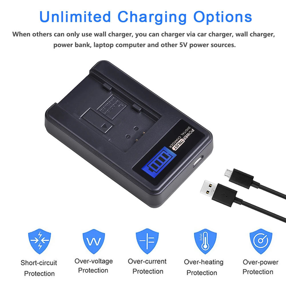 Фото Аккумулятор PowerTrust 2680 мАч BN-VG121 (BN-VG138, VG107U, VG114) для JVC Everio GZ-E №5
