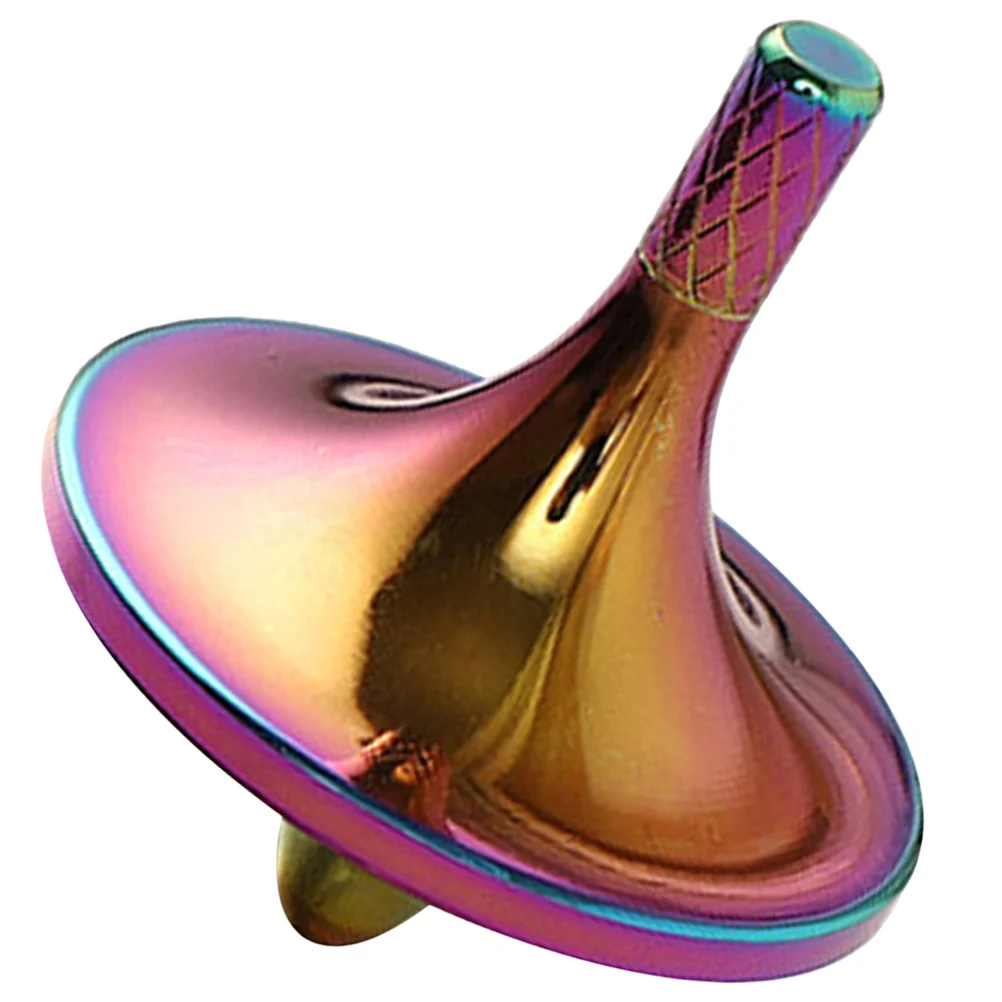 Топ-игрушка ручной поворот без сопротивления классический латунный маленький