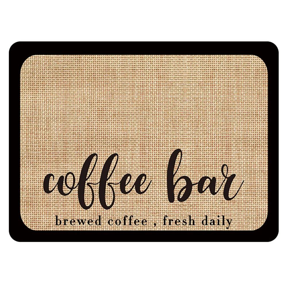 

Coffee Mat Bar Table Maker Machine Mats Station Accessories Placemat Spill Espresso Holder Pads Reusable Desktop Replaceable Pot