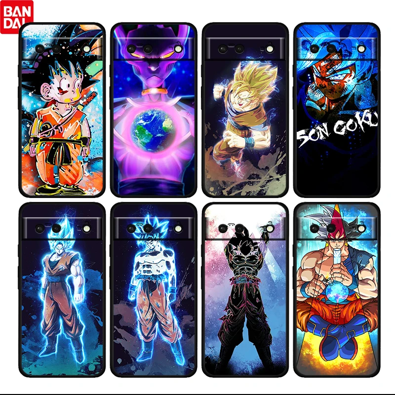 

Dragon Ball Hot Japan Anime Shockproof Cover for Google Pixel 7 6 Pro 6a 5 5a 4 4a XL 5G Black Phone Case Shell Soft Fundas Capa