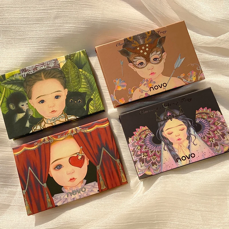 

FQ Eight-Color Eye Shadow Earth Color Nude Makeup Pearlescent Makeup Palette