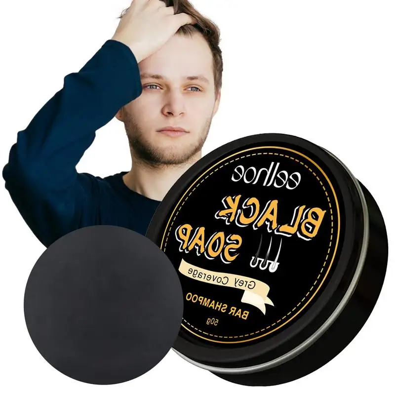 Correcting Anti Hair Fall Shampoo Soap Gray Hair Care