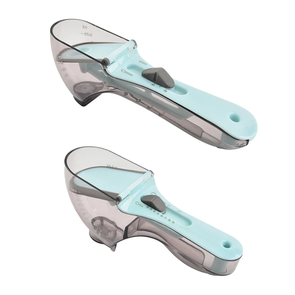 

1pc Adjustable Measuring Spoon Baking Tools Seasoning Measuring Spoon With Scale Plastic Measuring Spoon Precise Measurement